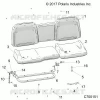 SITZ ASM. REAR