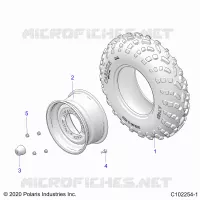RADS, FRONT TIRE