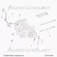 ANTRIEB, GEARCASE, REAR, MOUNTING