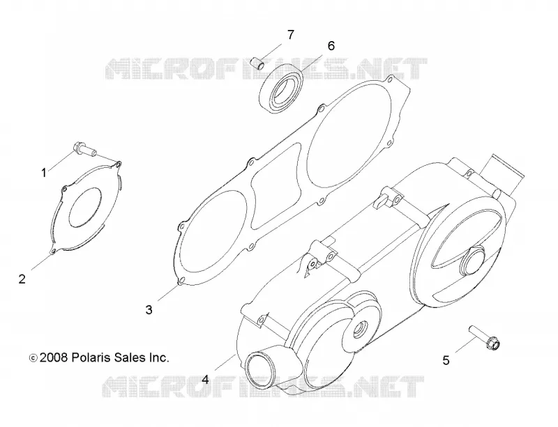 CRANKCASE COVER, LH
