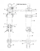 FRONT SCHOCK TRACK (FOX M-10/7043123)