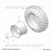 RADS, REAR TIRE