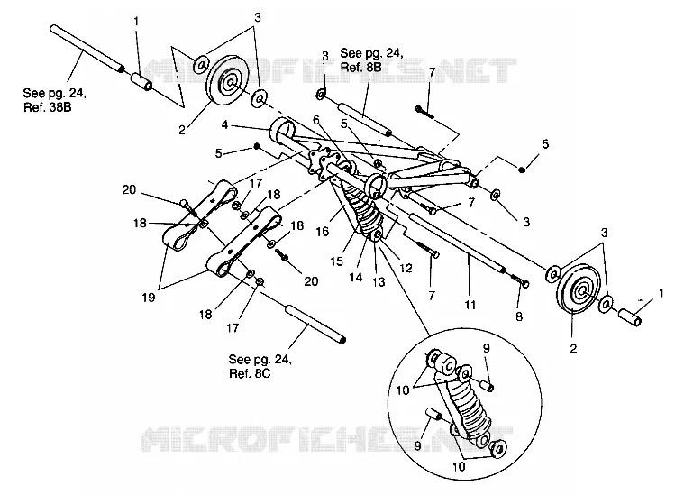 FRONT Drehmomentarm RXL TOURING 0940869 (4925062506026A)