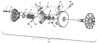 Antriebskupplung Scrambler 400L W97BC38C (4939893989C001)
