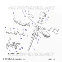 UPPER LENKEN &amp; HANDLEBAR ASM.