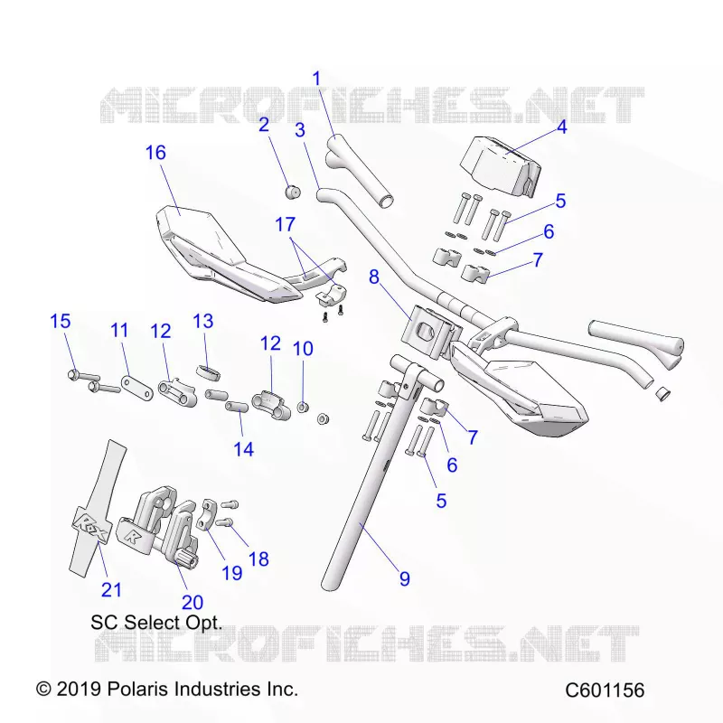 UPPER LENKEN & HANDLEBAR ASM.