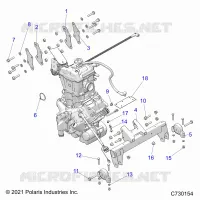 ENGINE, ENGINE AND ÃŒBERTRAGUNG MOUNTING