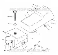 SITZ   GASBEHÄLTER ASSEMBLY WIDETRAK / 0932064 (4922982298002A)