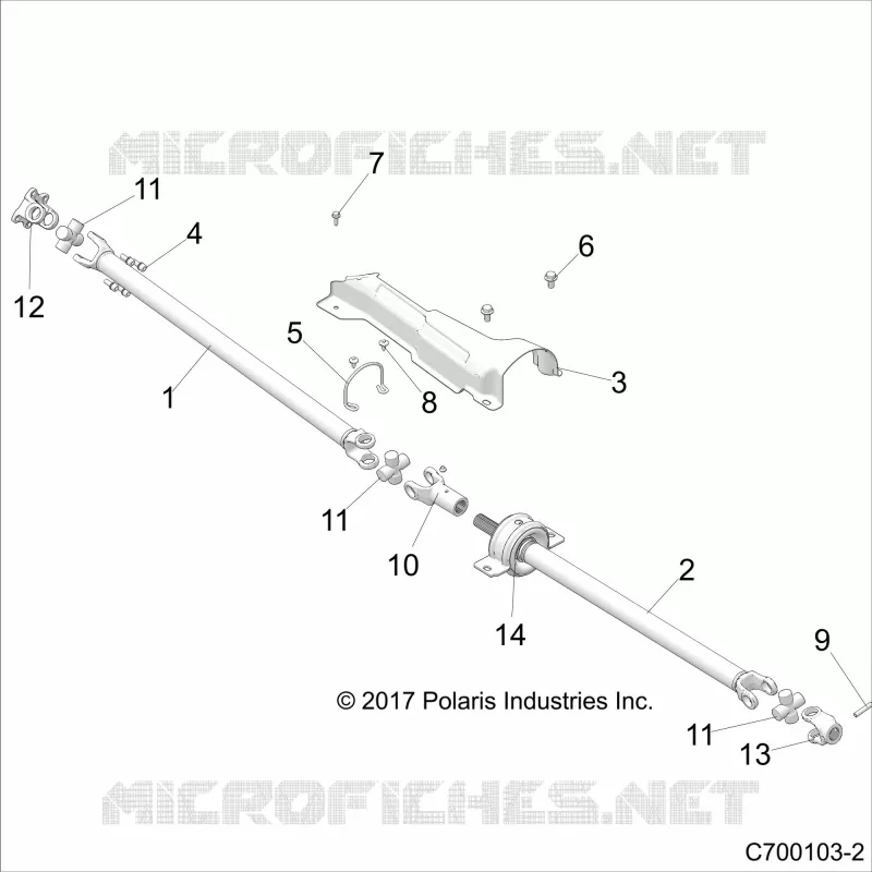 DRIVE TRAIN, FRONT KARDANWELLE
