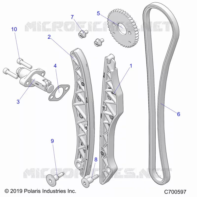 CAM CHAIN AND TENSIONER