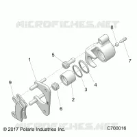 HINTERBREMSE CALIPER
