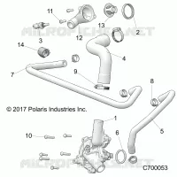 MOTOR, WATERPUMP AND BYPASS