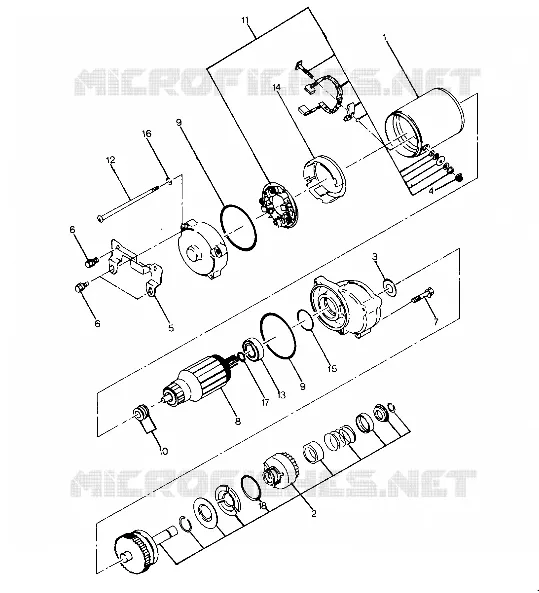 ANLASSER ASSEMBLY (4916331633035A)