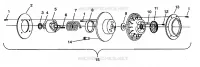 angetriebene Kupplungs ASSEMBLY 500 EFI 0942774 and  EFI SKS 0942574 (49274127410028)