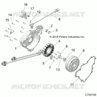 ENGINE, STATOR AND SCHWUNGRAD