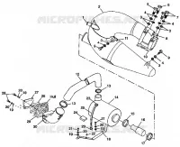 ABGASSYSTEM SL 900 B974091 and SL 1050 B974090 (4940974097B007)