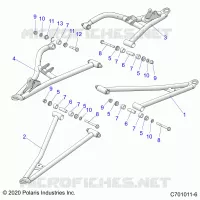 FRONT SUSPENSION CONTROL ARMS