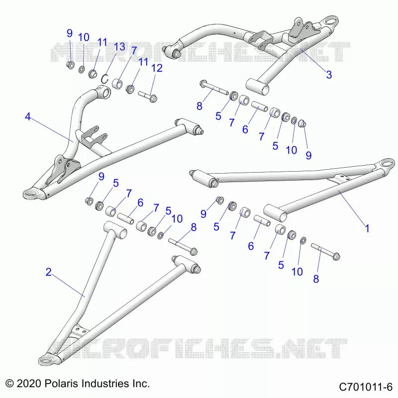 FRONT SUSPENSION CONTROL ARMS