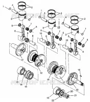 KOLBEN   KURBELWELLE RXL 0940768 AND RXL TOURING 0940869 (4925062506042A)