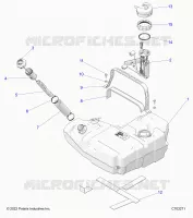 KRAFTSTOFFSYSTEM, FUEL TANK