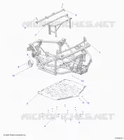 CHASSIS, MAIN FRAME AND SKID PLATES