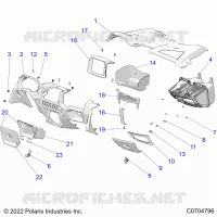 INSTRUMENTENTAFEL AND GLOVEBOX, RIDE COMMAND