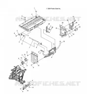 RACK MOUNTING, FRONT AND BUMPER VORNE