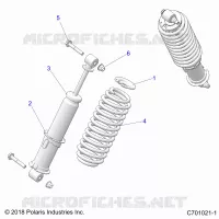 SUSPENSION, FRONT SHOCK