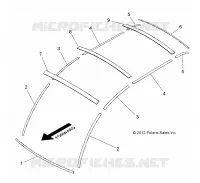 DACH TRIM, 4 PASSENGER