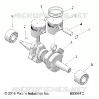 ENGINE, PISTON AND KURBELWELLE