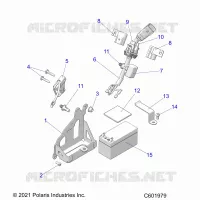 ELEKTRIC, BATTERY, MANUAL START POWER UP COMPONENTS