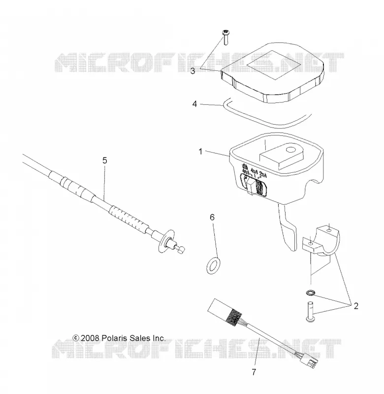 LENKUNG, KONTROLLEN, DROSSELN ASM. and CABLE