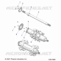 DRIVE TRAIN, JACKSHAFT AND ANTRIEBSWELLE