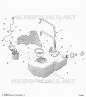 KRAFTSTOFFSYSTEM, FUEL TANK ASM.