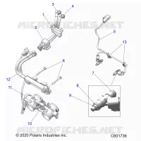 KRAFTSTOFFSYSTEM, RAIL, LINES AND THROTTLE BODY