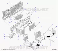 KAROSSERIE HINTEN FLOOR AND CLOSEOFF