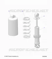 SUSPENSION, FRONT SHOCK TRACK
