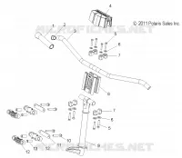 UPPER LENKEN   HANDLEBAR ASM.