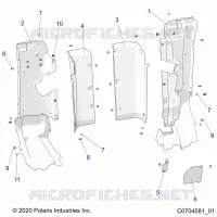 KAROSSERIE HINTEN CLOSEOFF, SIDE PANELS