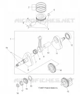 MOTOR, KURBELWELLE AND KOLBEN