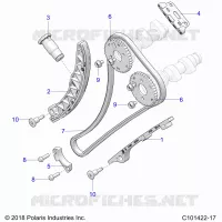 CAM CHAIN AND SPROCKET