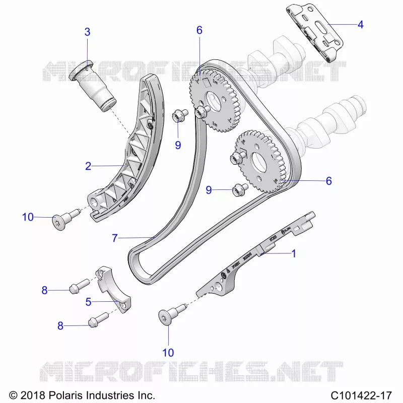 CAM CHAIN AND SPROCKET