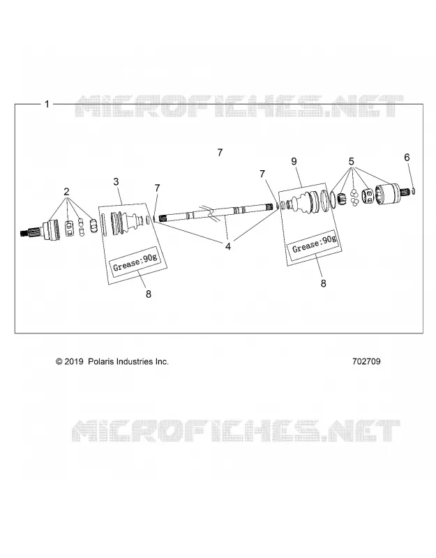 ANTRIEB, FRONT HALF SHAFT
