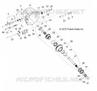 ANTRIEB, MAIN GETRIEBEGEHÄUSE INTERNAL COMPONENTS 2