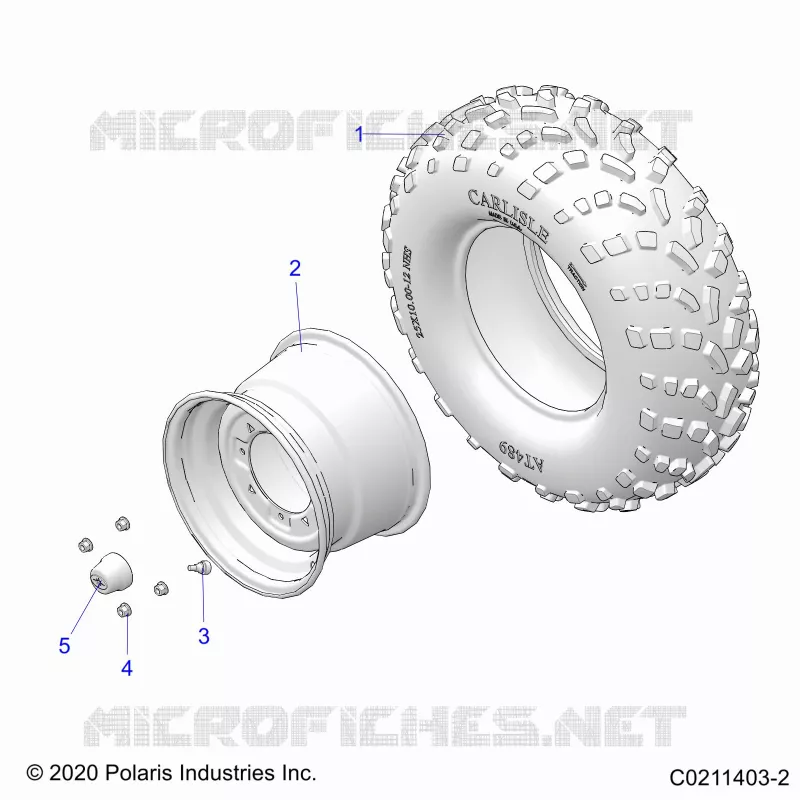 RADS, REAR TIRE