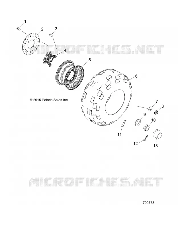 WHEELS, FRONT