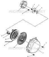 RÜCKZUG ANLASSER ASSEMBLY STARLITE GT 0943127 (49250125010033)