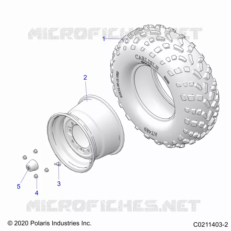 RADS, REAR TIRE