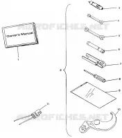 TOOL KIT MAGNUM 4X4 W968144 AND  SWEDISH MAGNUM 4X4 S968144 (4936053605C012)