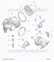 ENGINE, DROSSELKLAPPENGEHÃ„USE AND FUEL RAIL